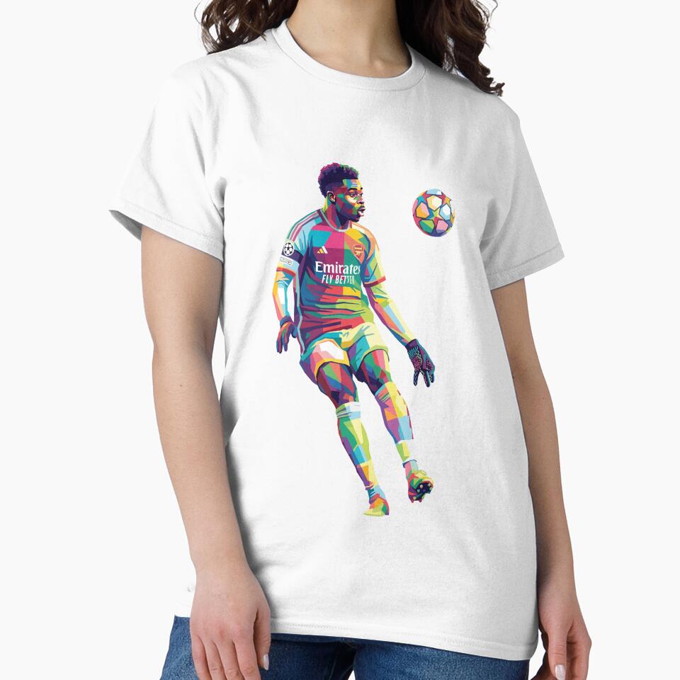 Bukayo Saka Celebration Pop Art by princejolin