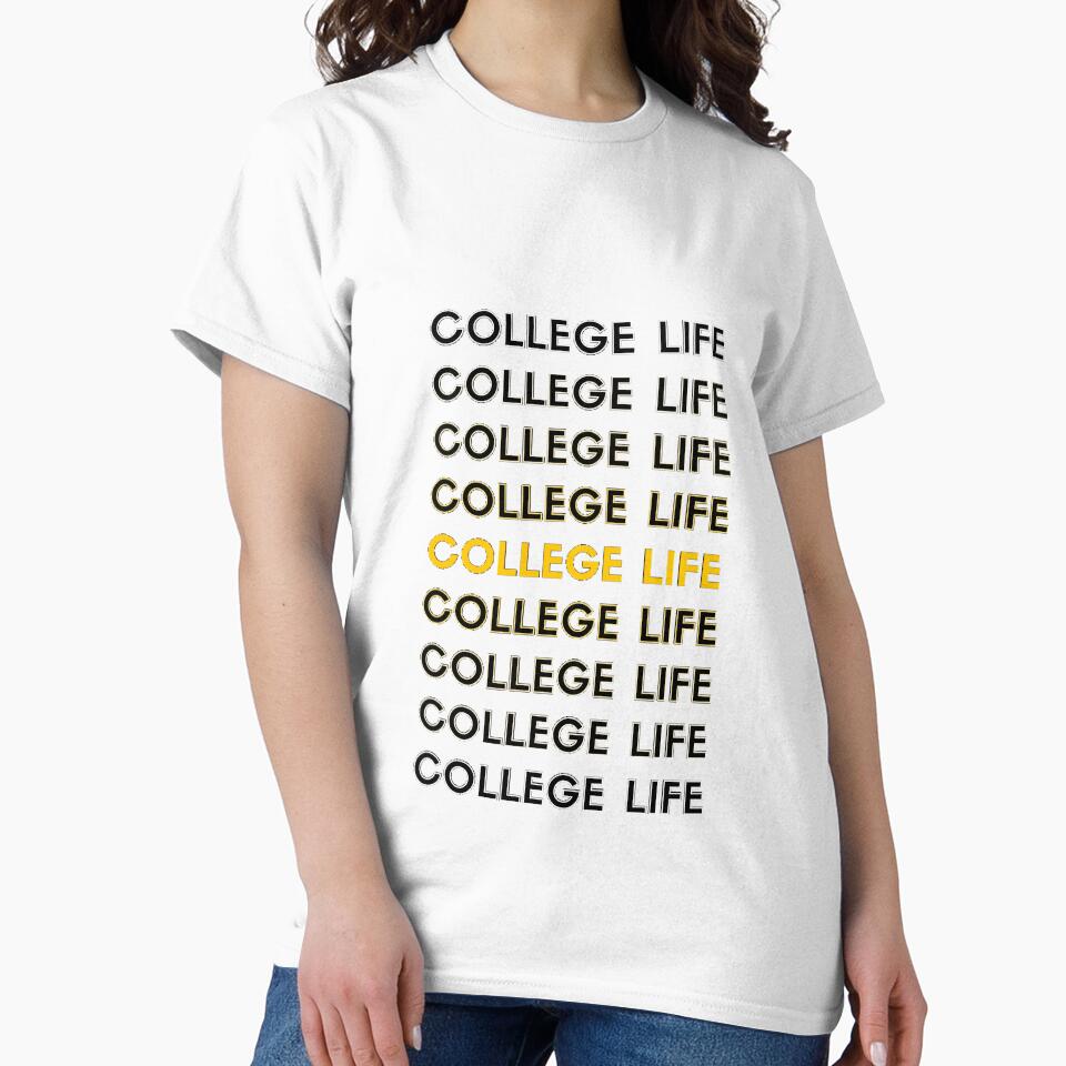 College life T-shirt by NouraDesignSA