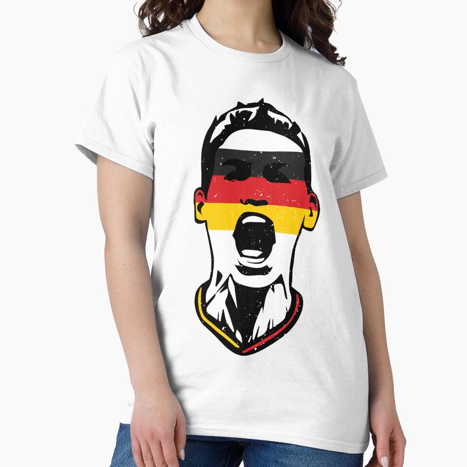 Germany Team 2018 Deutschland Fan Flag Face by screenworks