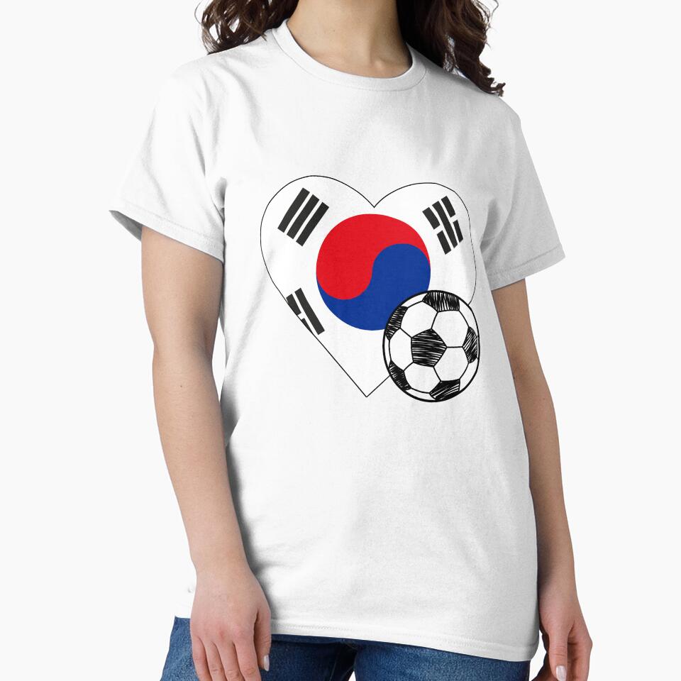 South Korea Soccer Heart Design by FinalScoreClub