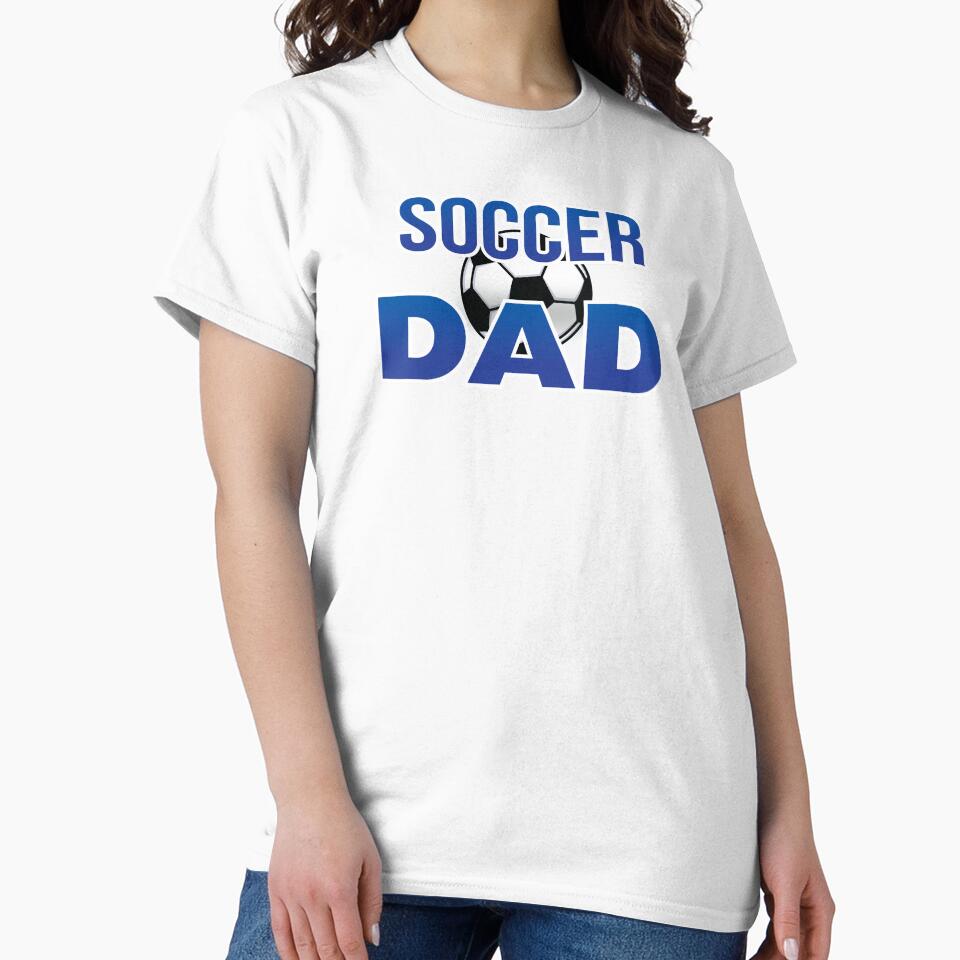 'Soccer Dad' (Black) by The Button Gal