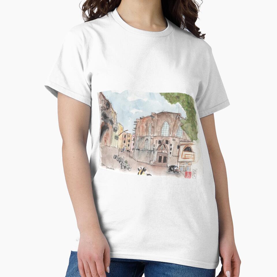 Barcelona El Born Urban Sketch by Jennie Kessinger