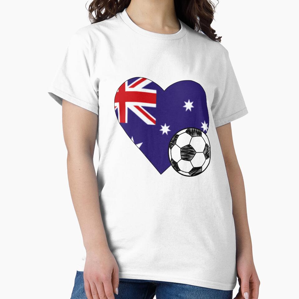 Australia Soccer Heart Design by FinalScoreClub