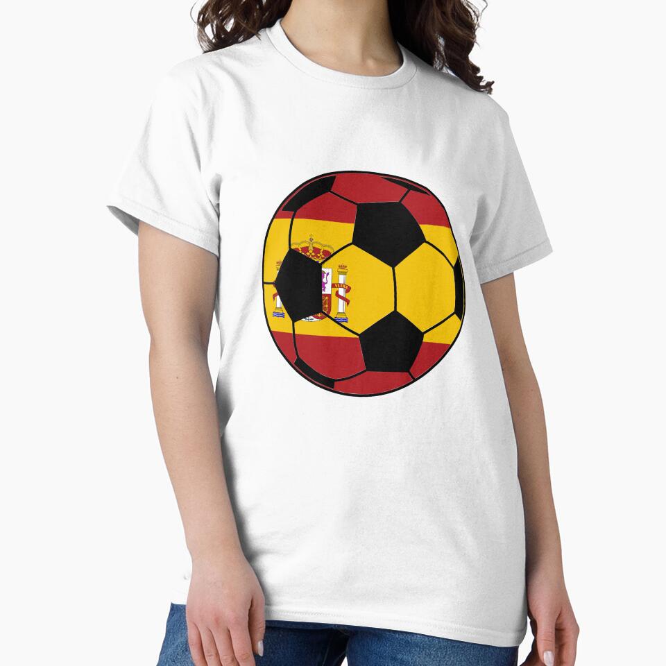 Spain Flag Soccer Ball by FinalScoreClub