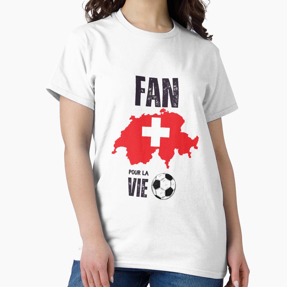Swiss football team, fan of the National Team, fan for life - passion for football by Passionfoot