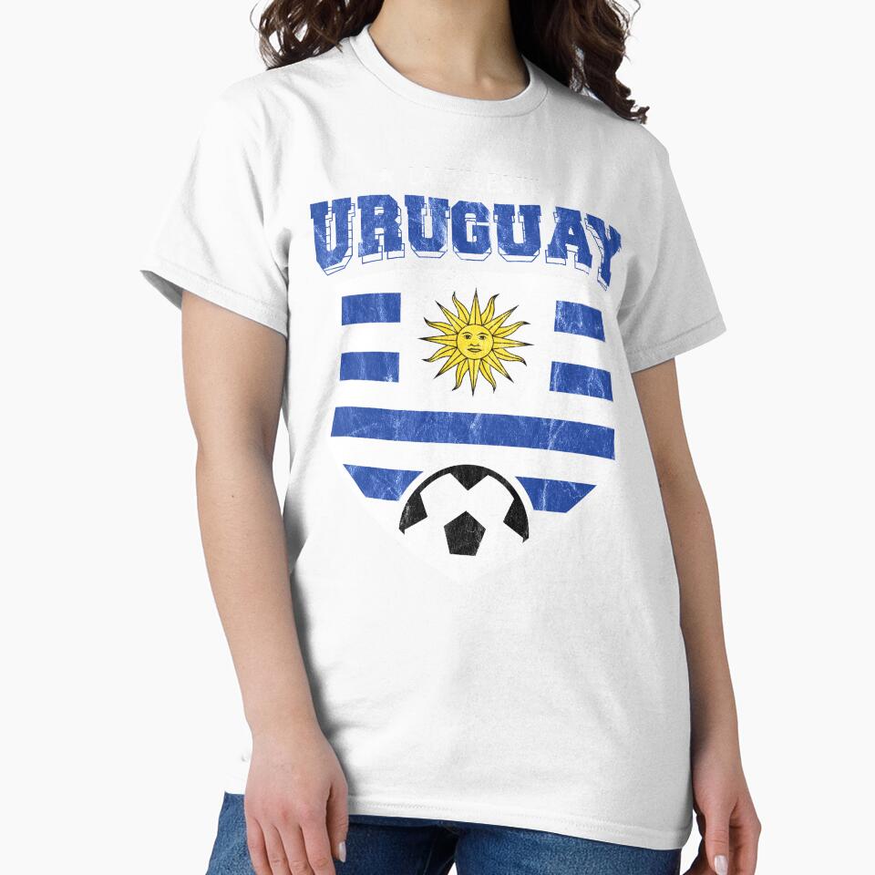 Uruguay Football National Flag T Shirt World Soccer Jersey Cup by screenworks