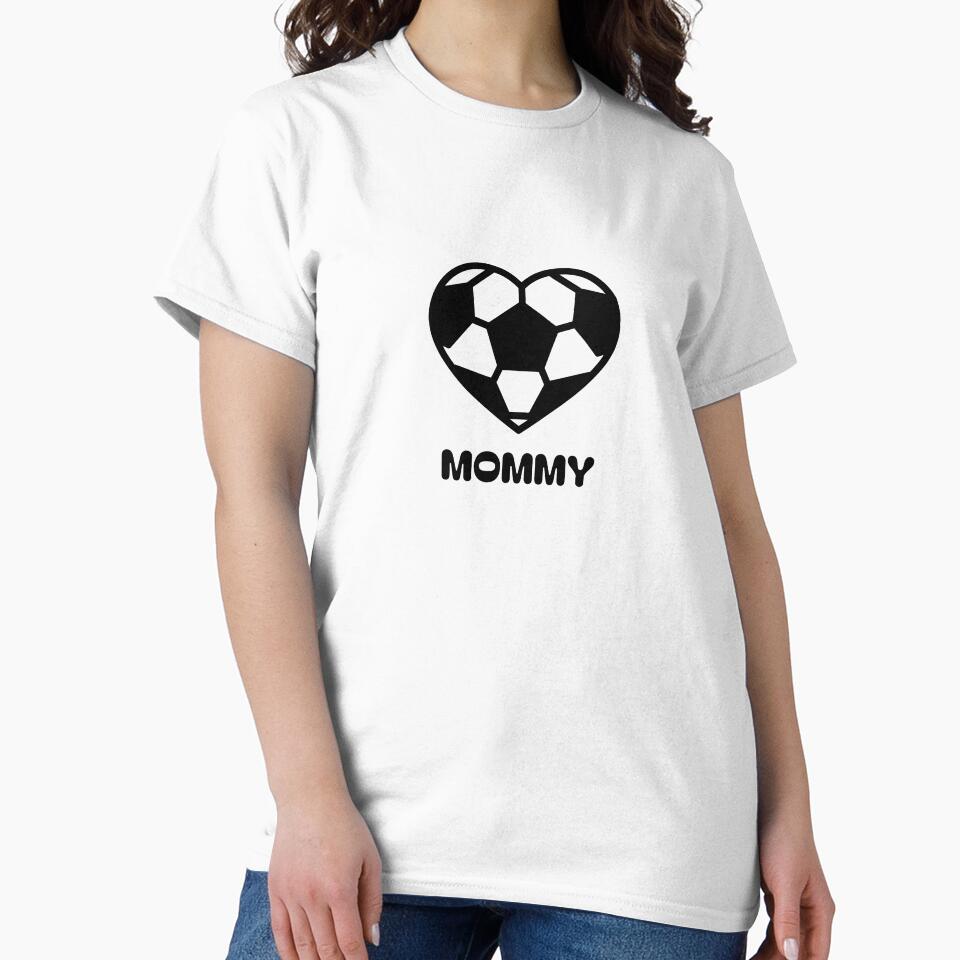 Soccer mommy football heart shape design mother love soccer mother's day gifts by Panda  Art
