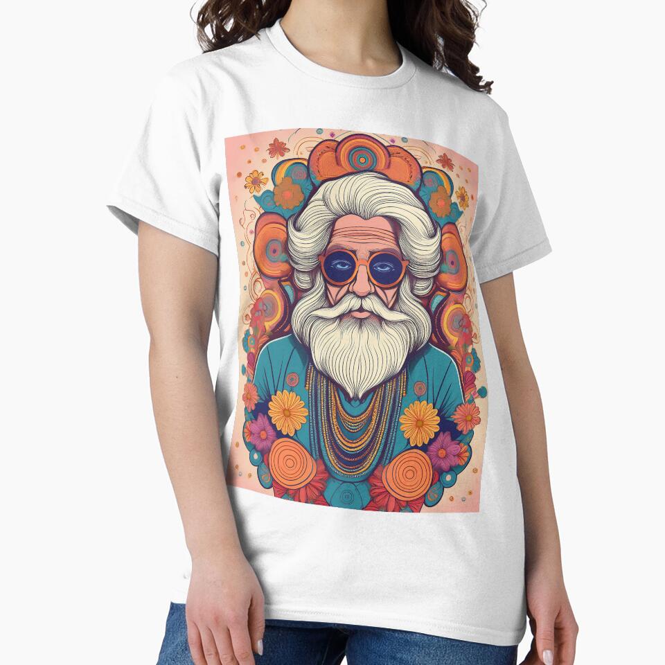 Elderly Whitee Hippie by Marcite