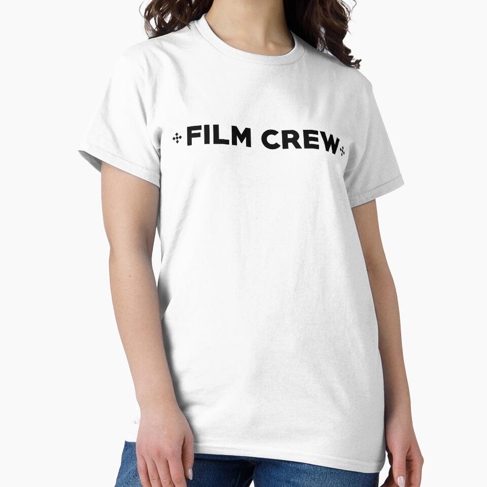 FILM CREW Stylized Design - White Colors by FlakFerret Graphics and Custom wear