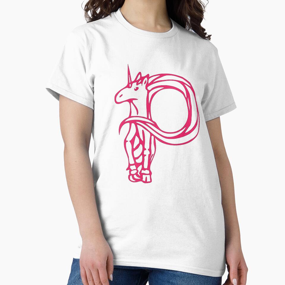 Unicorn Initial Monogram P by Rajeev  Singh