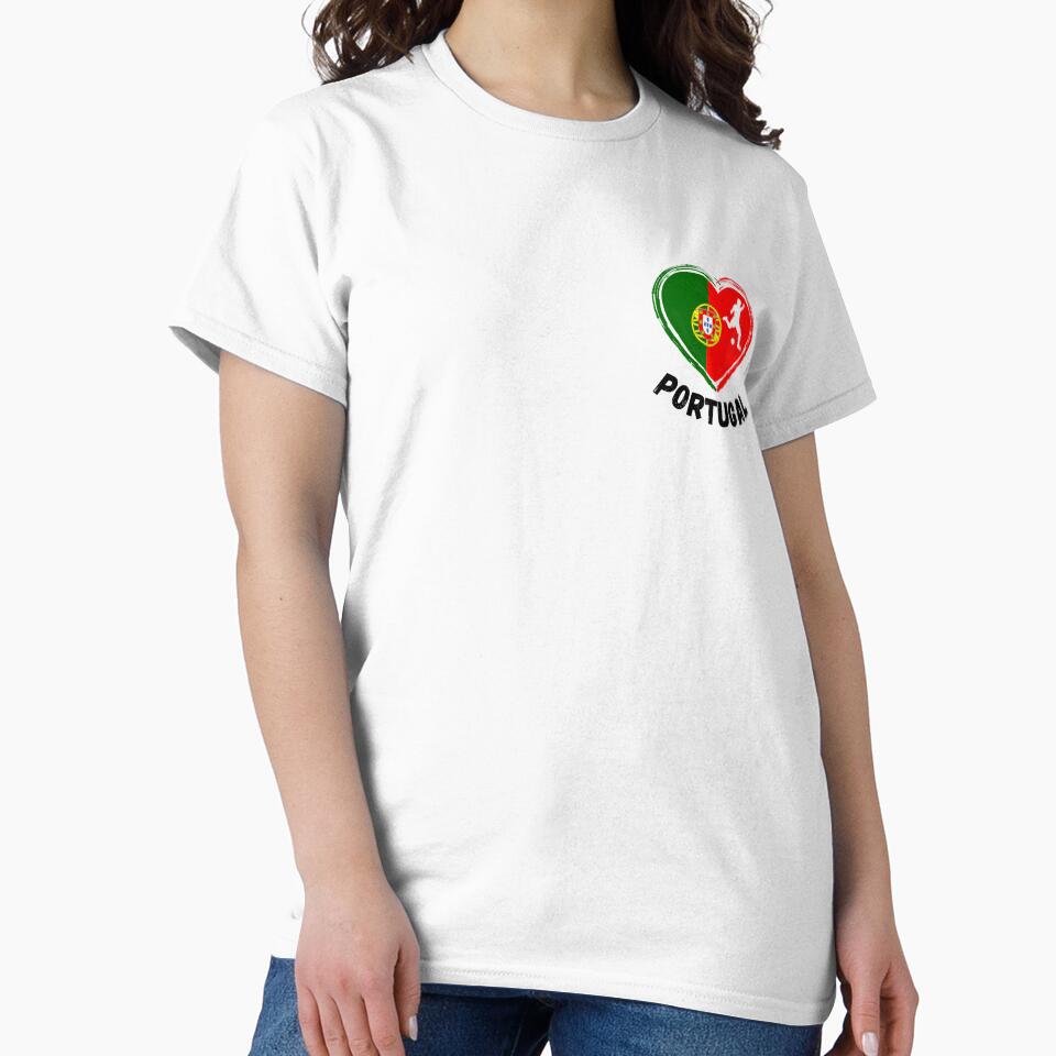 Portugal Football Championship Europe Love Heart by ShirtWardrobe