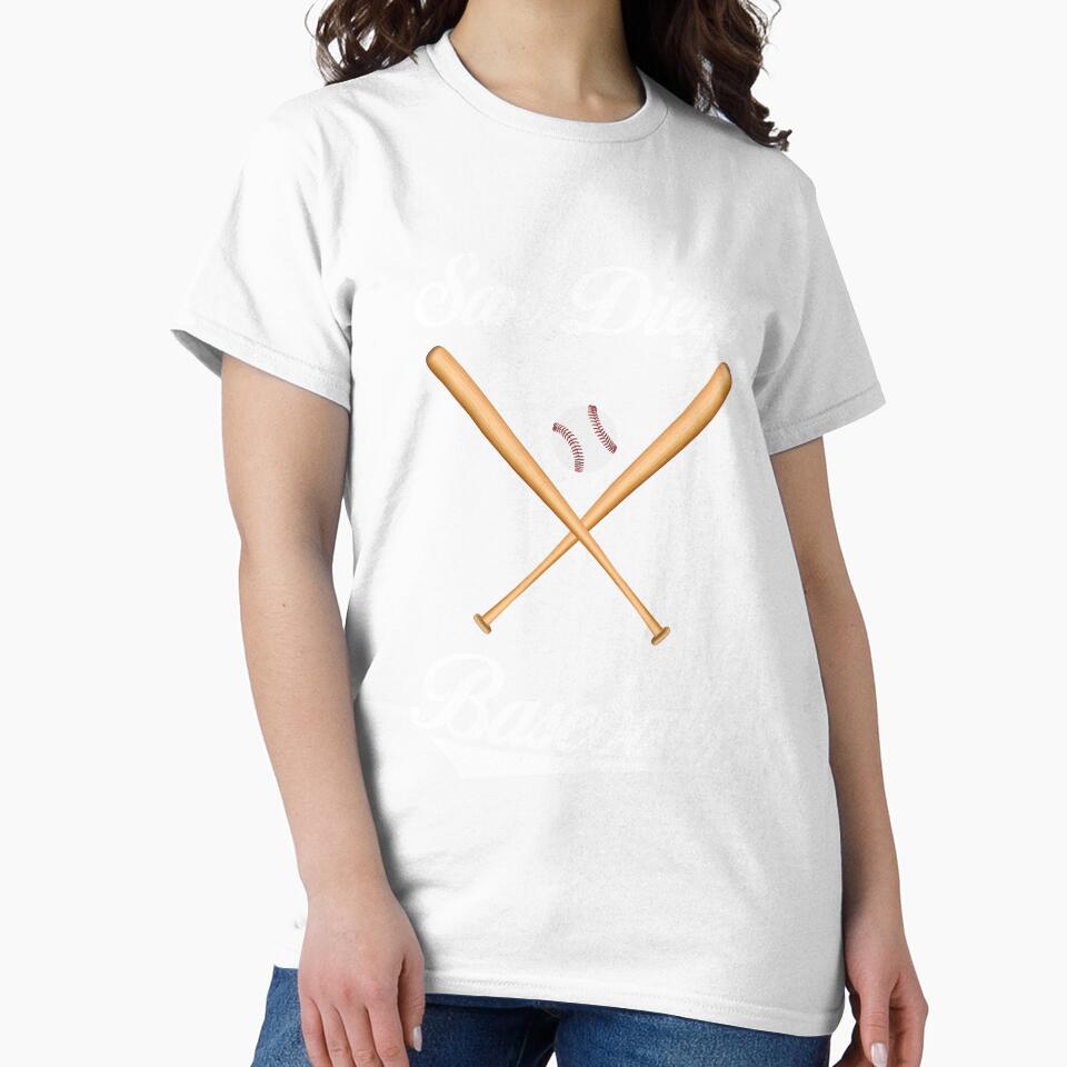 San Diego Baseball T-Shirt for Men and Women by AllStarMerch