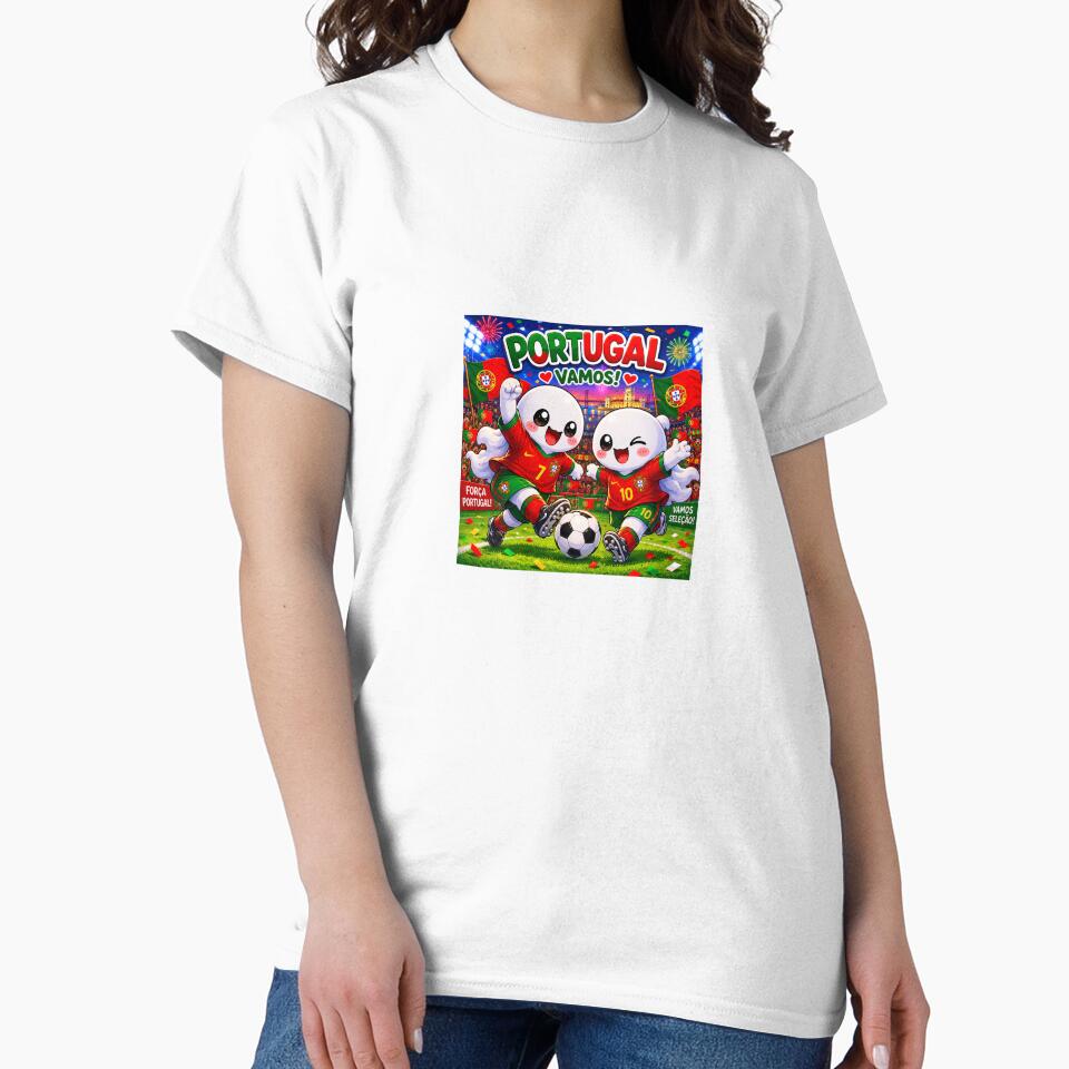 Cute Portugal Football Ghost by QuirkNest Studio