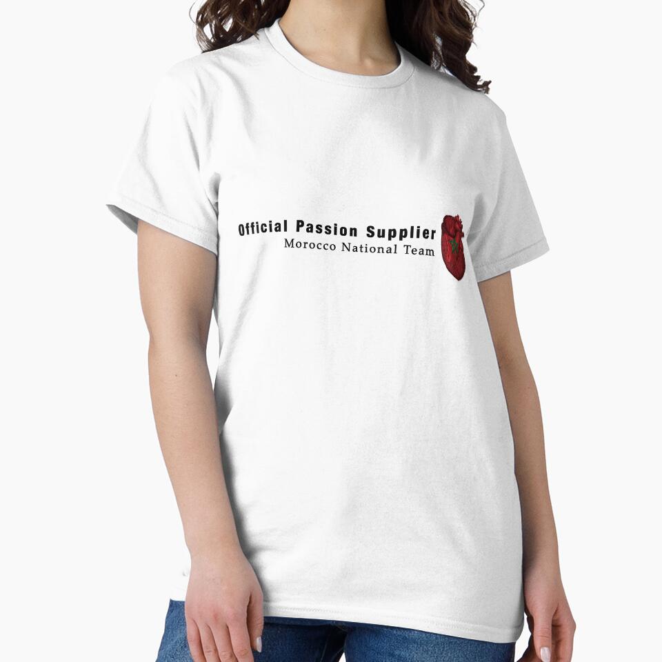Morocco fan shirt "Passion & Heart" by Endorfin Garment