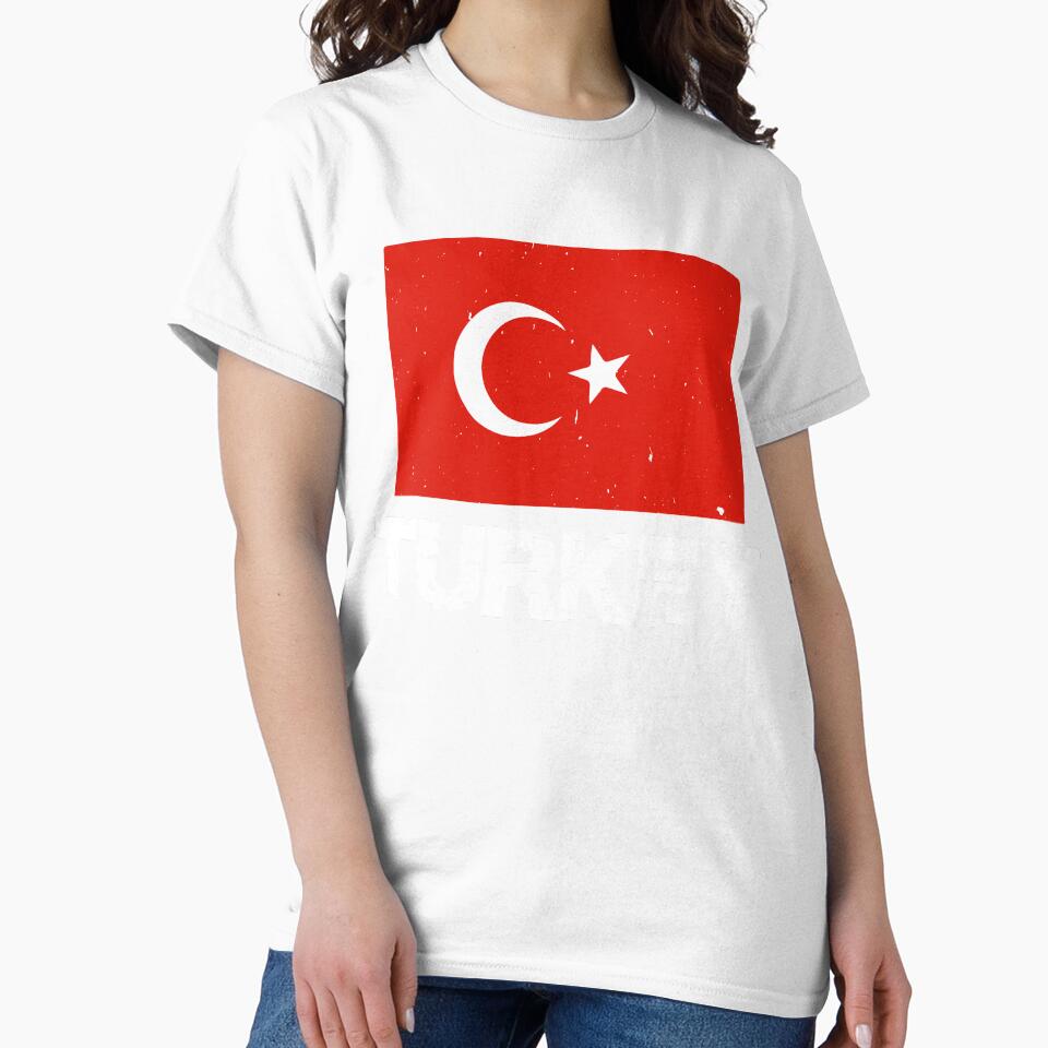 Turkey Flag T-Shirt for Men and Women by AllStarMerch
