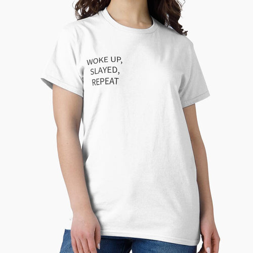 "Woke Up, Slayed, Repeat Collection" by yara.lahdo