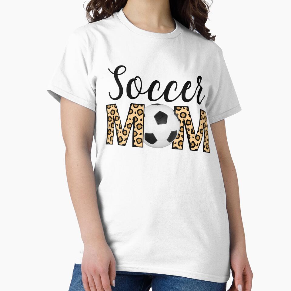 Soccer Mom. Leopard Print Soccer Mom. Game Day Mom. by 2Duckies