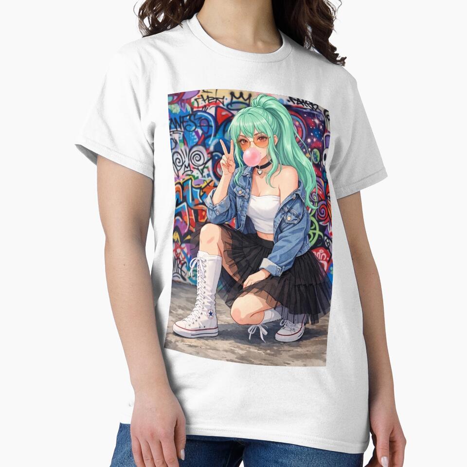 Girl Anime Fashion Style by ApzTees