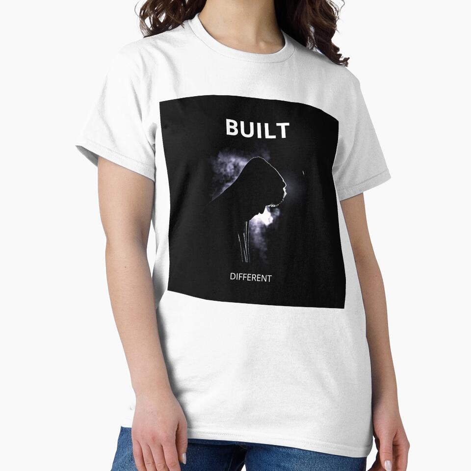 BUILT DIFFERENT Dark Streetwear Design by Wild Horizon Studio