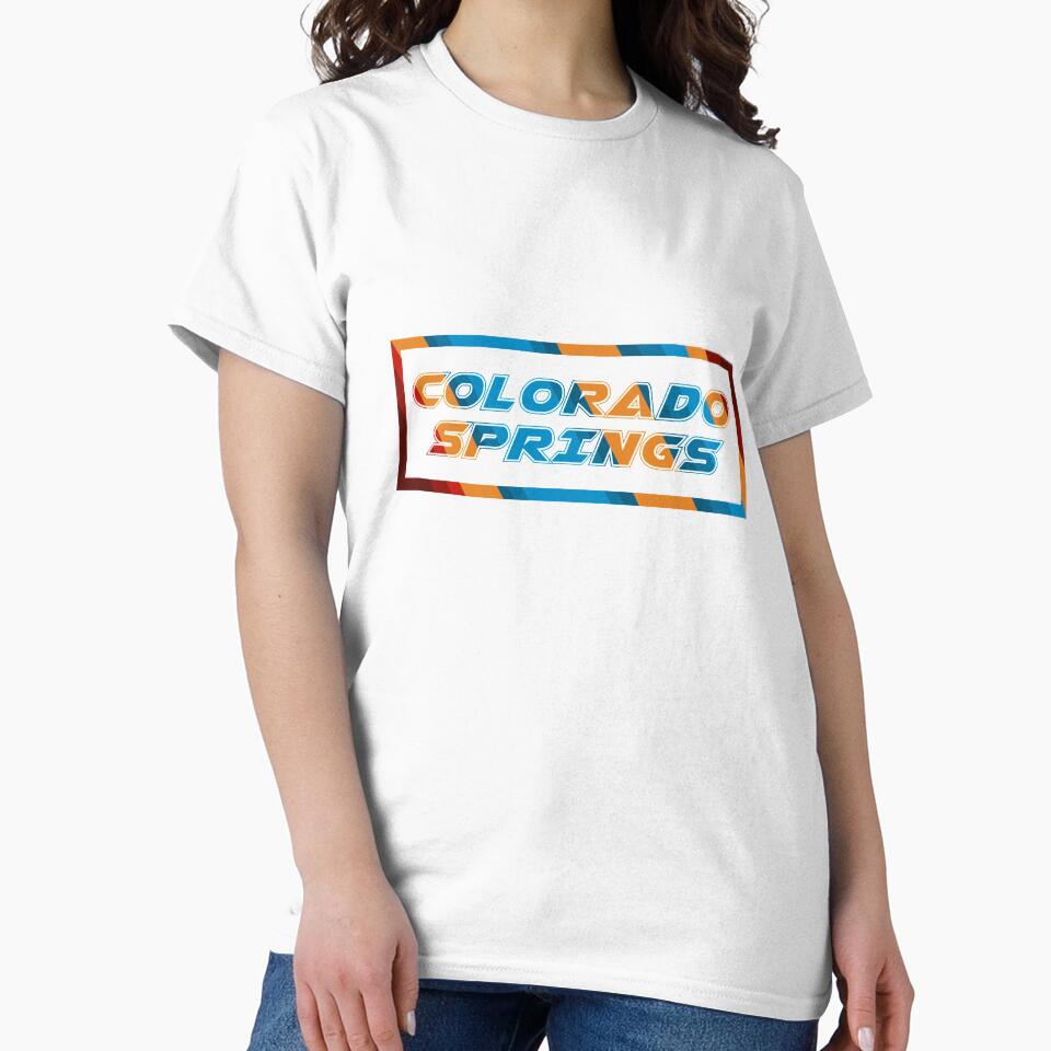 Colorado Springs T-Shirt for Men and Women by AllStarMerch