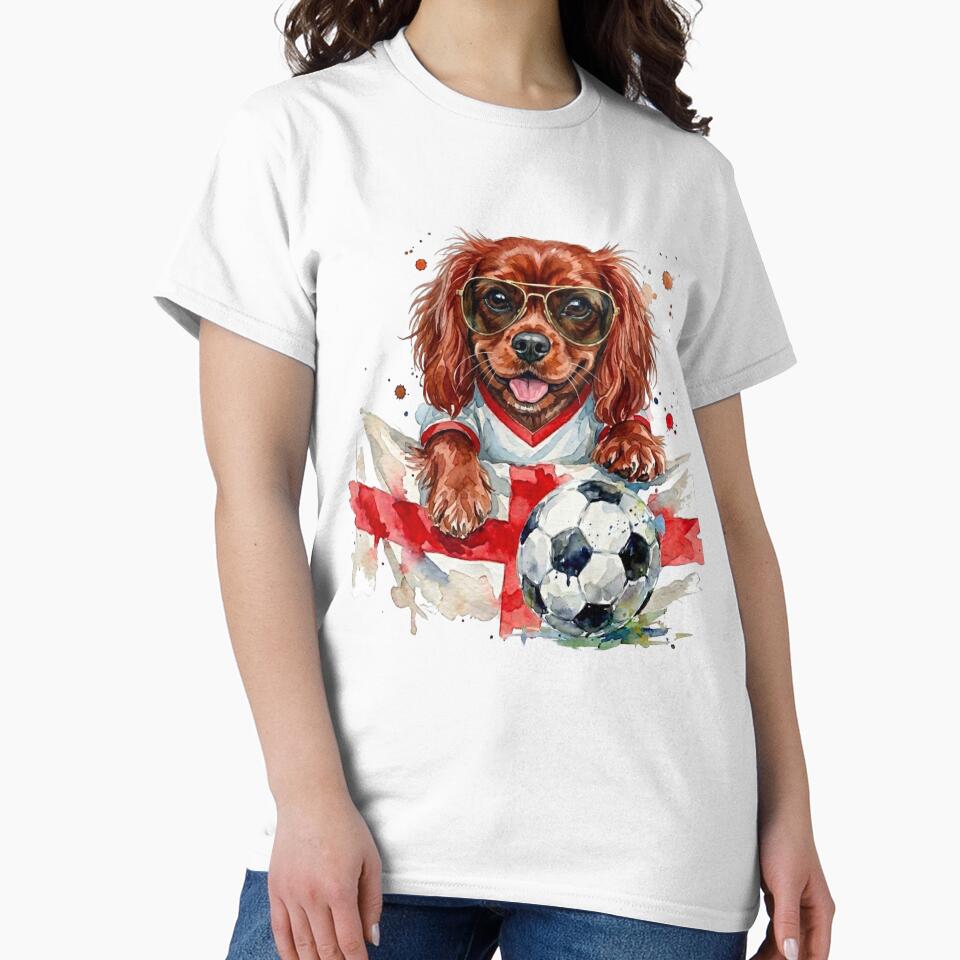 Cavalier King Charles ruby World Cup England Suppawter by The Suppawters