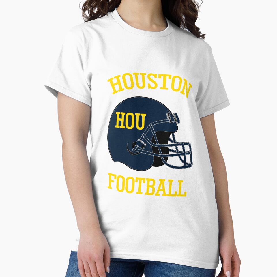 Houston Football T-Shirt for Men and Women by AllStarMerch