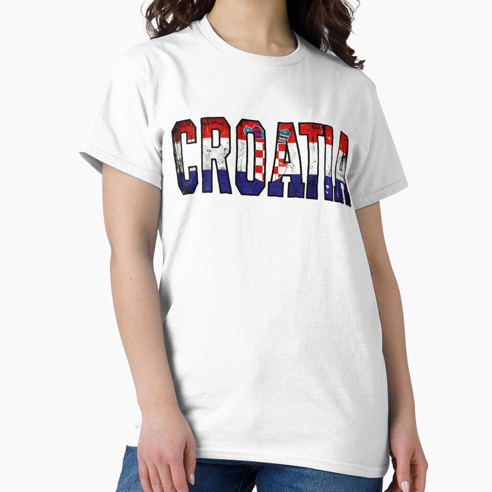 Croatia Flag Distressed Grunge Soccer Fan Gift – World Cup 2026 by Martin's_Design