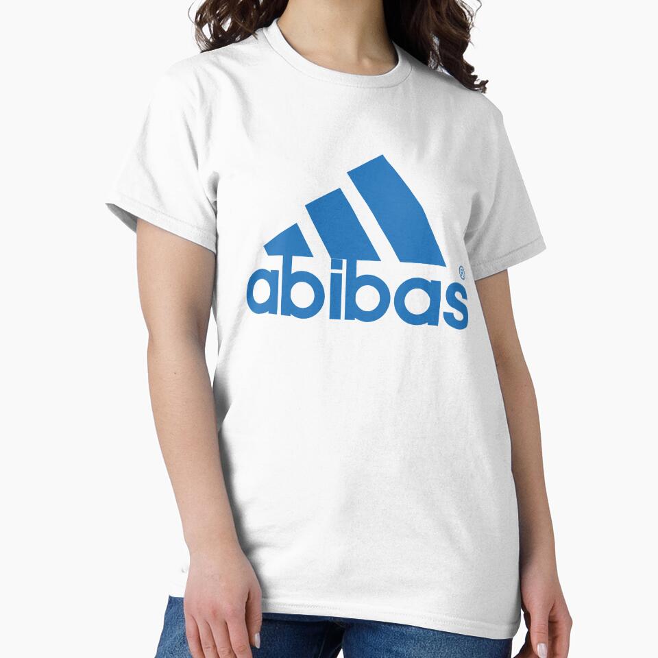Funny Abibas Logo Collection Blue by Shop_SWANDERS