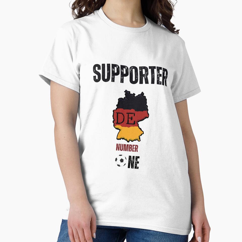 De GERMANY teeshirt football supporter number one by Passionfoot