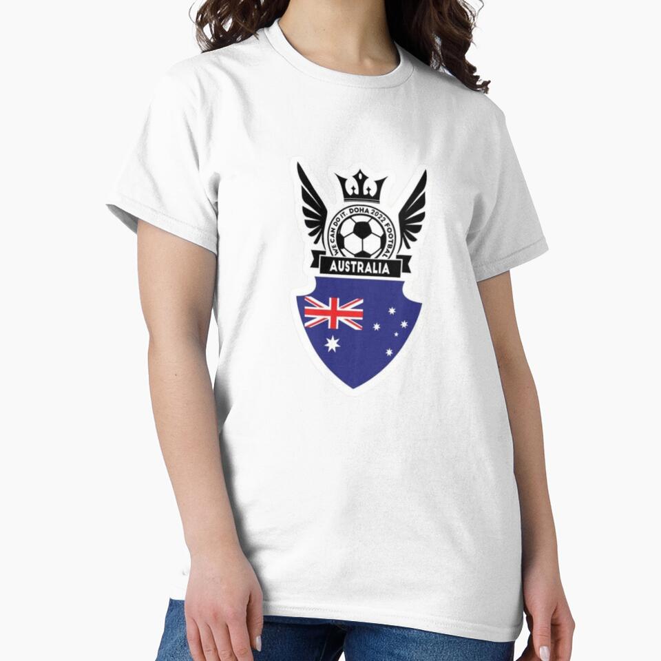 We Can Do It" Australia Football Sticker by Bulk order available