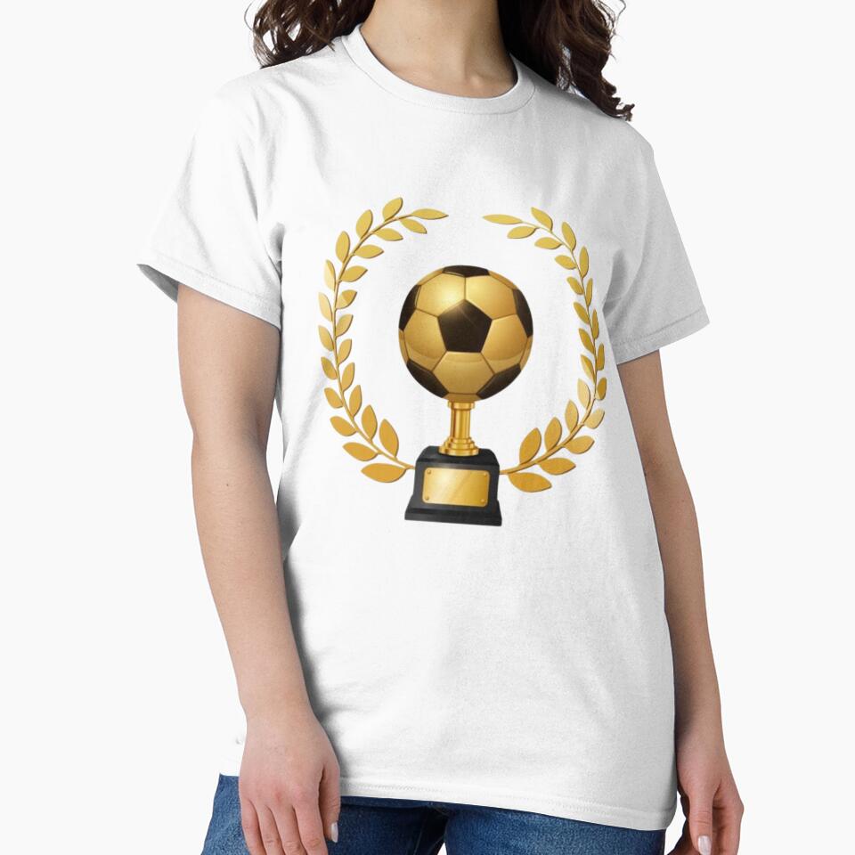 Golden Soccer Trophy and Wreath by Bulk order available