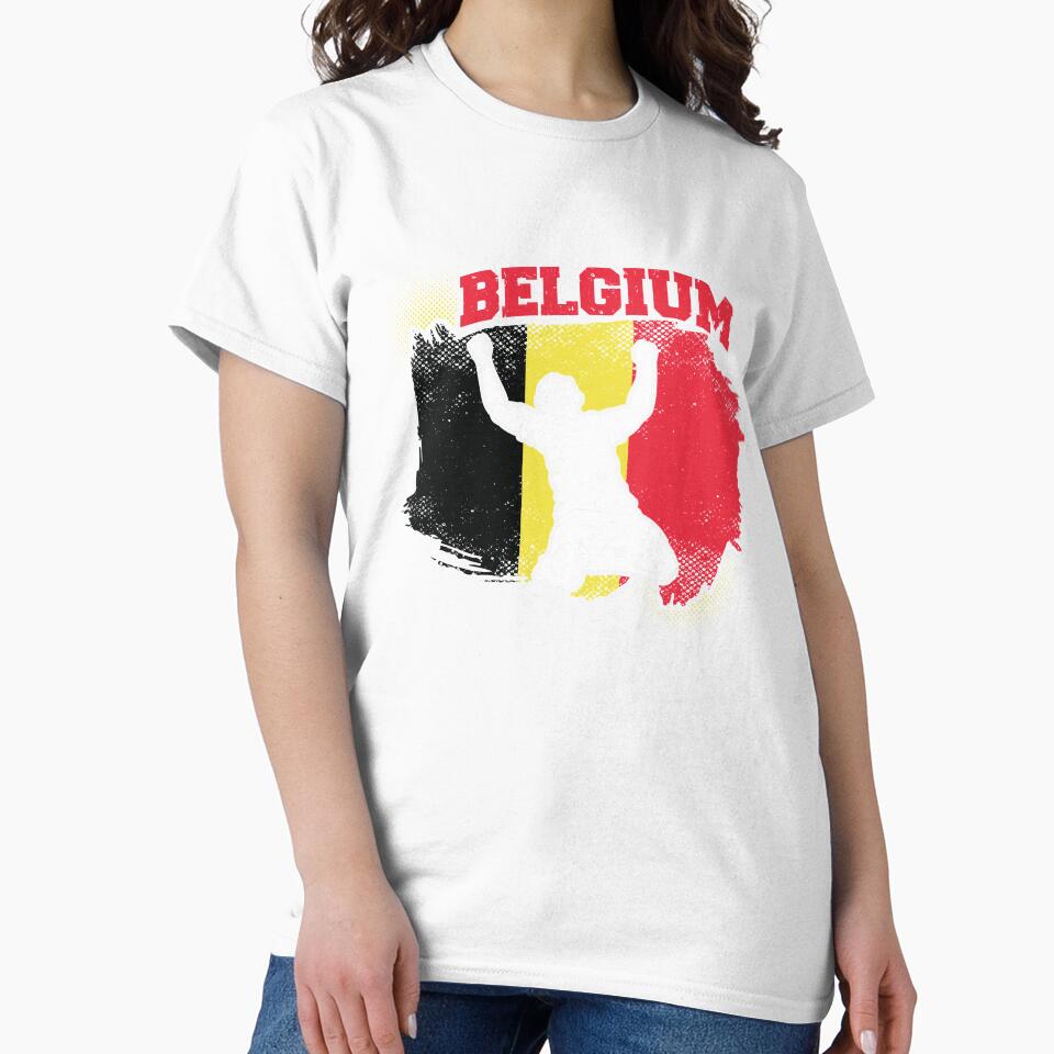 Football Soccer Belgium Flag by TomGiantDesigns