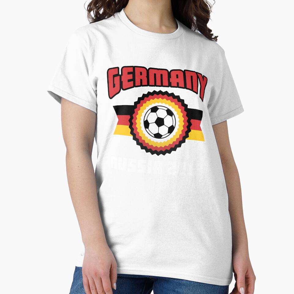 Germany Russia 2018 Soccer Shirt by newstartdesign