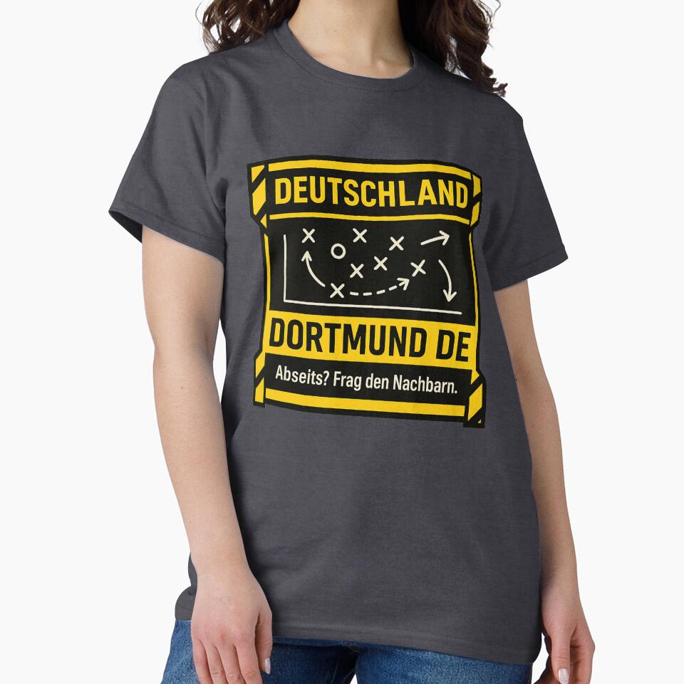 Yellow-Wall Playbook — Deutschland Dortmund DE Fan Graphic by POD DYNASTY | Original Print On Demand T-Shirt Graphics