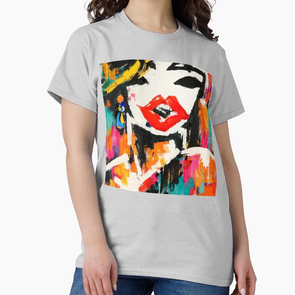 Fashion Model – Bold Pop Art Portrait by LuluLeb