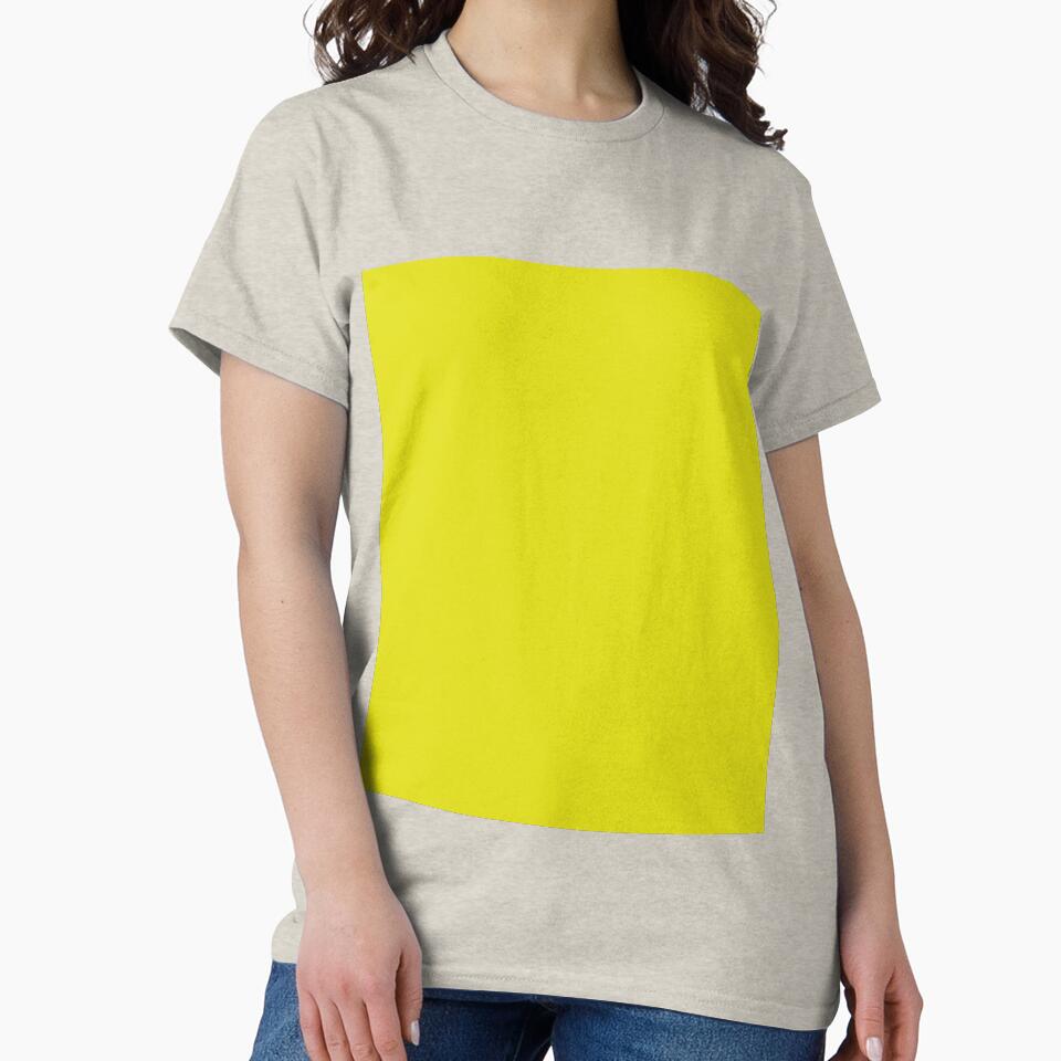 Plain Solid Color Yellow Neon Yellow by mimihuang creations