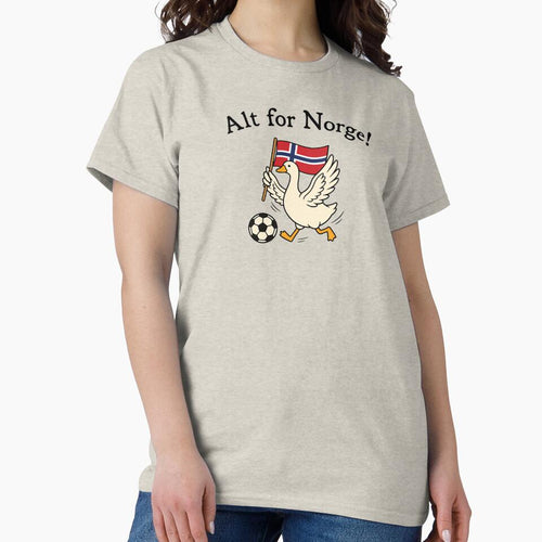 Alt for Norge! Norway, Norwegian Pride, Funny Goose by littlemiscat