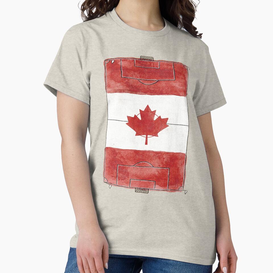 Vintage Canada Soccer Field Flag. vintage. by EunsooLee