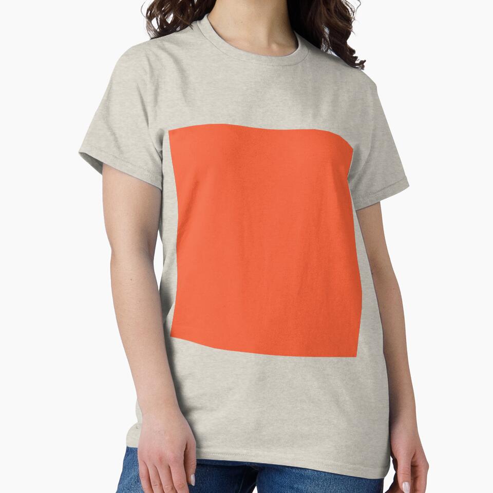 Plain Solid Color Vivid Orange (M80 Y90) by mimihuang creations