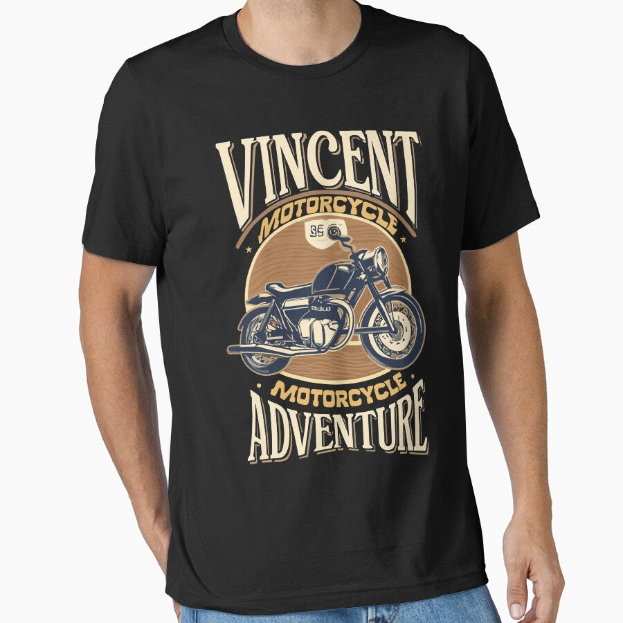 Vincent Motorcycle Adventure by DrawHandArt