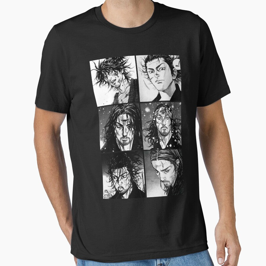 Vagabond Manga Faces by renvtoleite
