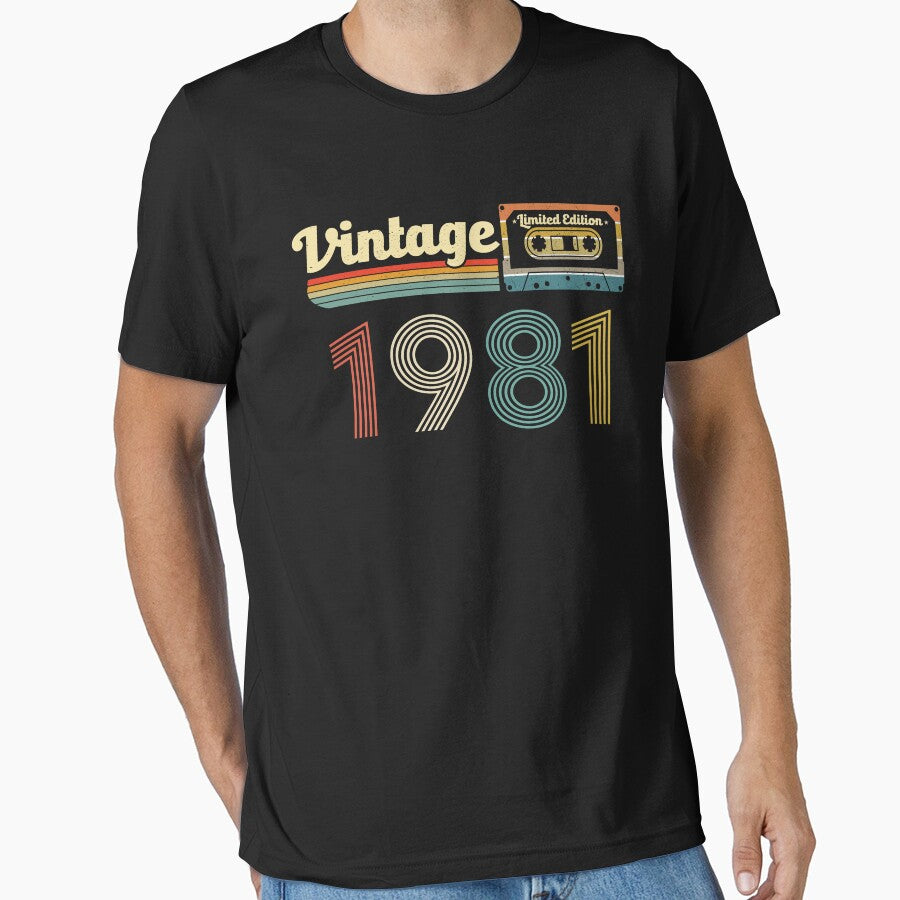 Vintage 1981 - 40th Birthday Gift limited edition by Majesticoo