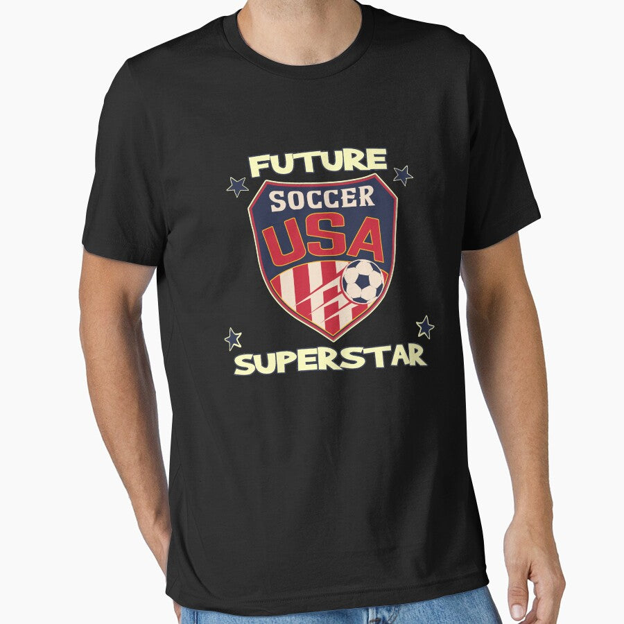 Future Soccer Superstar T-Shirt with USA Logo for kids by fermo
