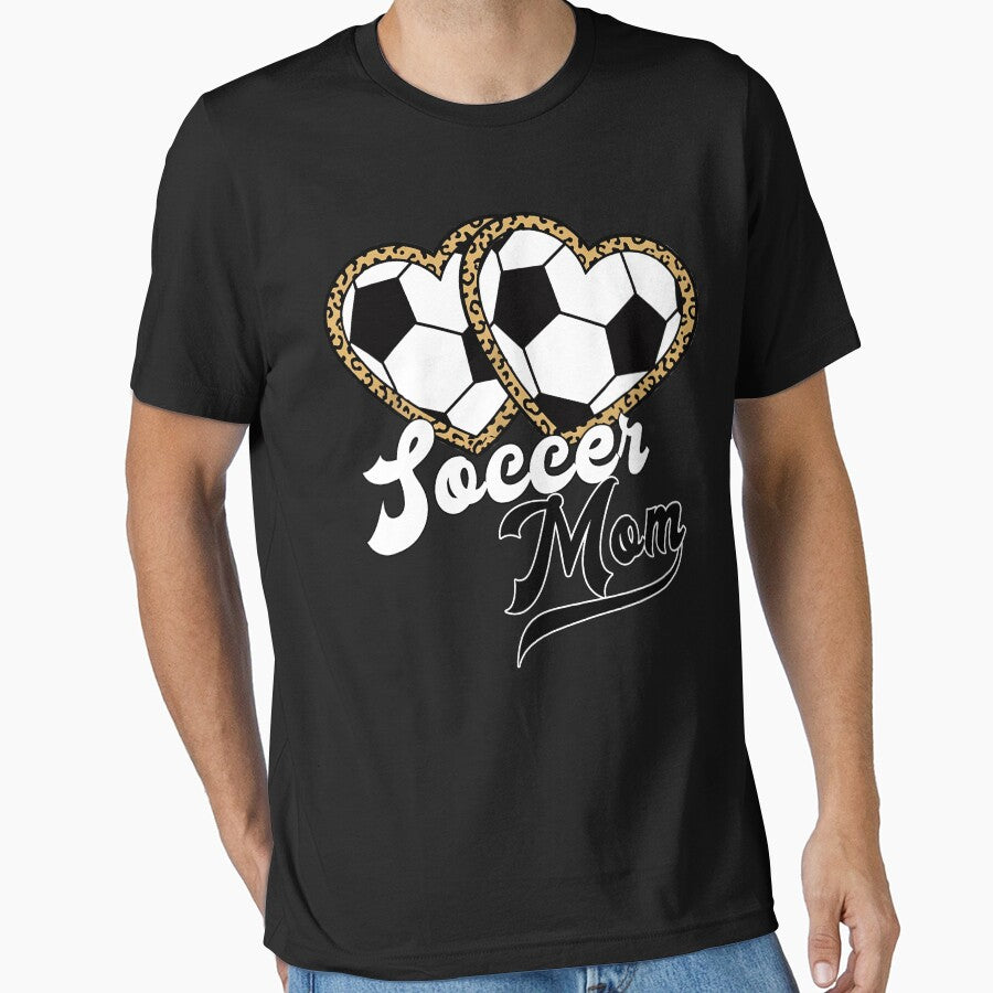 Leopard Heart Soccer Mom Design by LashondaGreen89