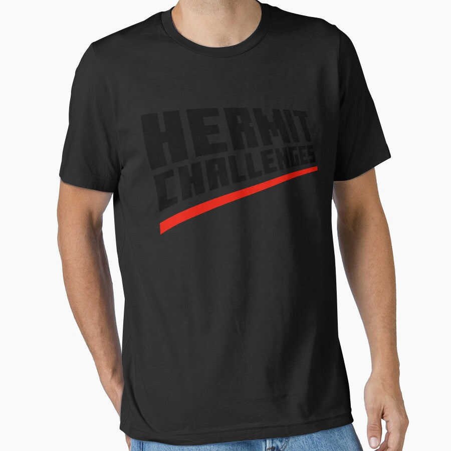 Hermit Challenges Premium T-Shirt by CarloBarba