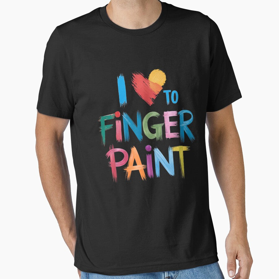 I Heart Love To Finger Paint I'm Paint by studiopekepeke