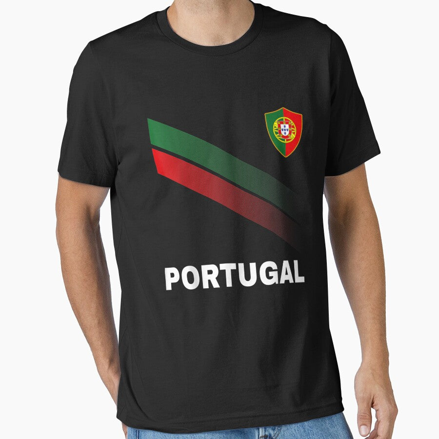 Soccer Portugal Flag For Soccer Lover Men Women Kids T-Shirt by Klaus-Gilbert