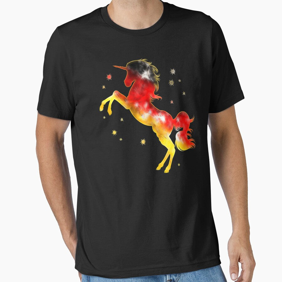Germany Soccer Unicorn WM T-Shirt World Football Cup by boom-art
