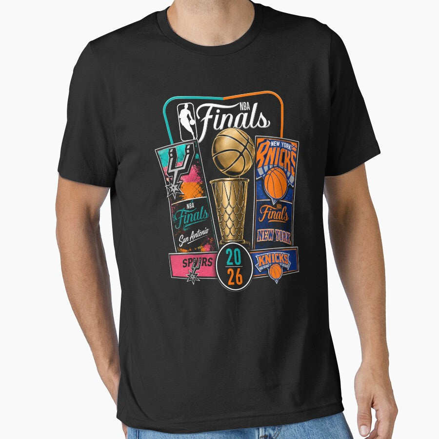 Stadium Essentials Knicks vs Spurs Finals 2026 Match Up by PinkiesArts