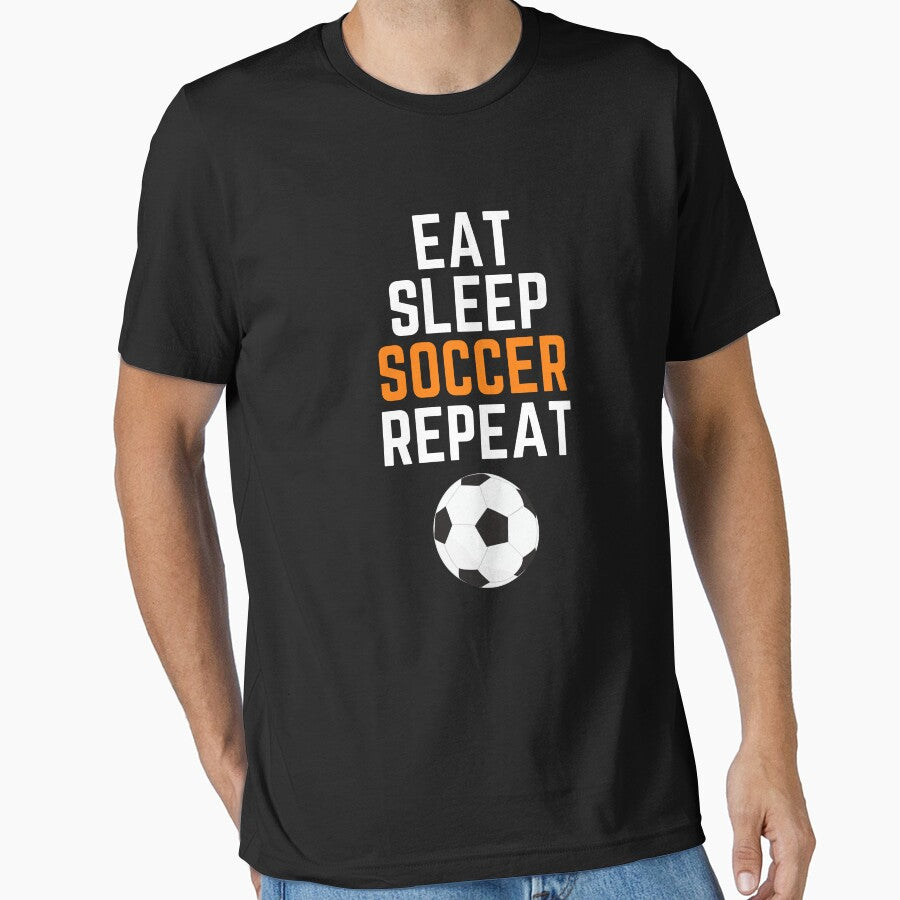 Eat Sleep Soccer Repeat Sports Life by Sho-Sho-Studios